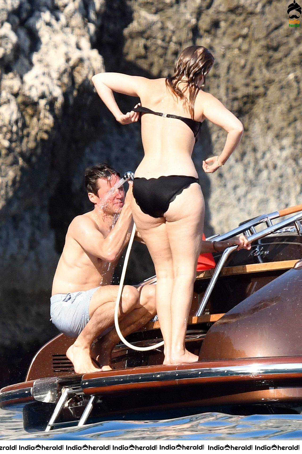 Princess Beatrice wears bikini on summer break in Capri