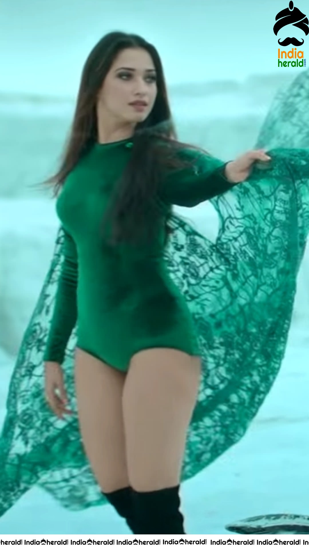 Tamannaah Hot Unseen Butt Show in Bodysuit Set 1