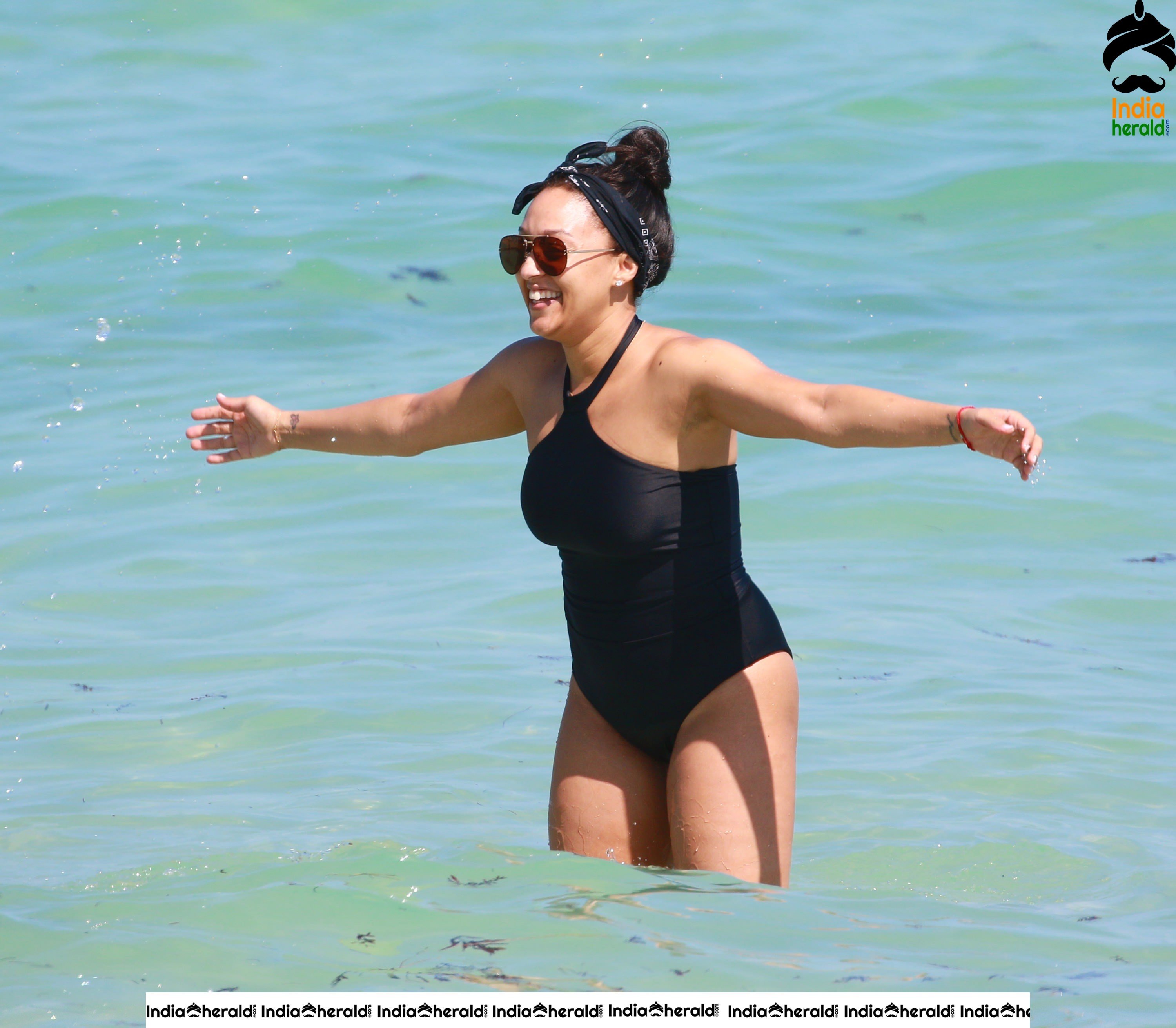 Tia Mowry Hot at Miami Beach Set 1