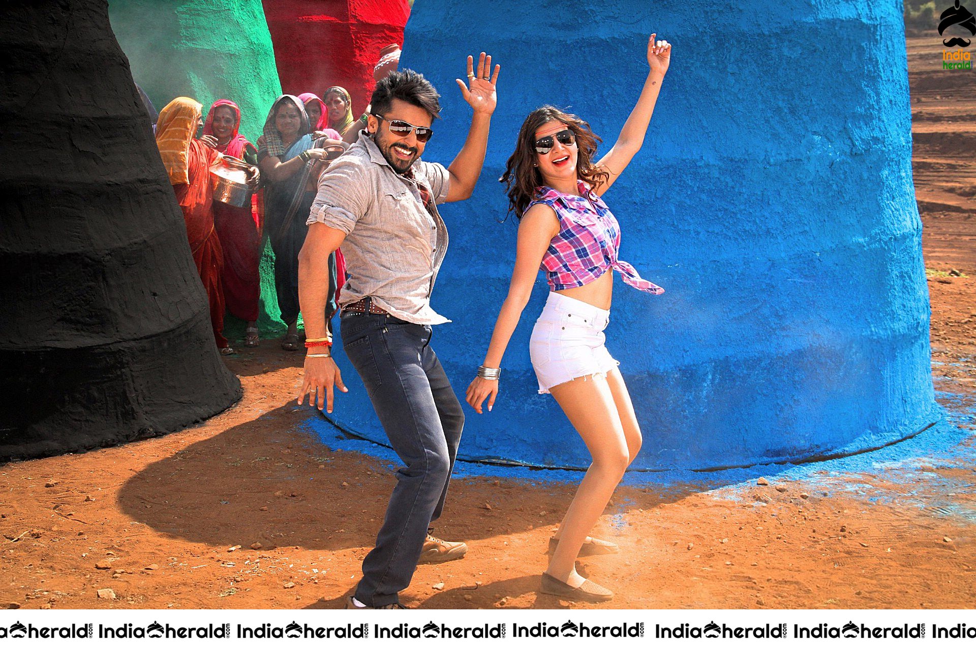 INDIA HERALD EXCLUSIVE Hot Samantha and Surya Unseen Stills from Sikindar Set 2