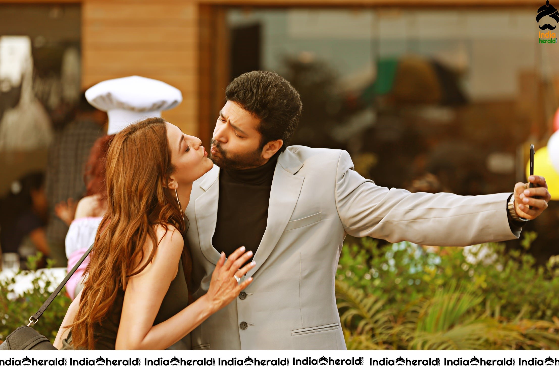 Jayam Ravi and Hot Kajal Aggarwal Unseen Photos from Comali movie Set 2