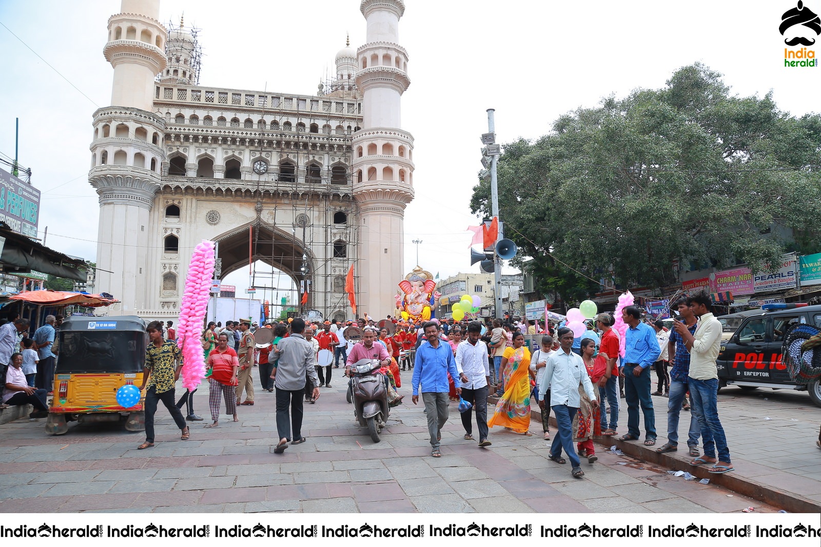 Lord Ganesha Immersion At Hyderabad Set 1