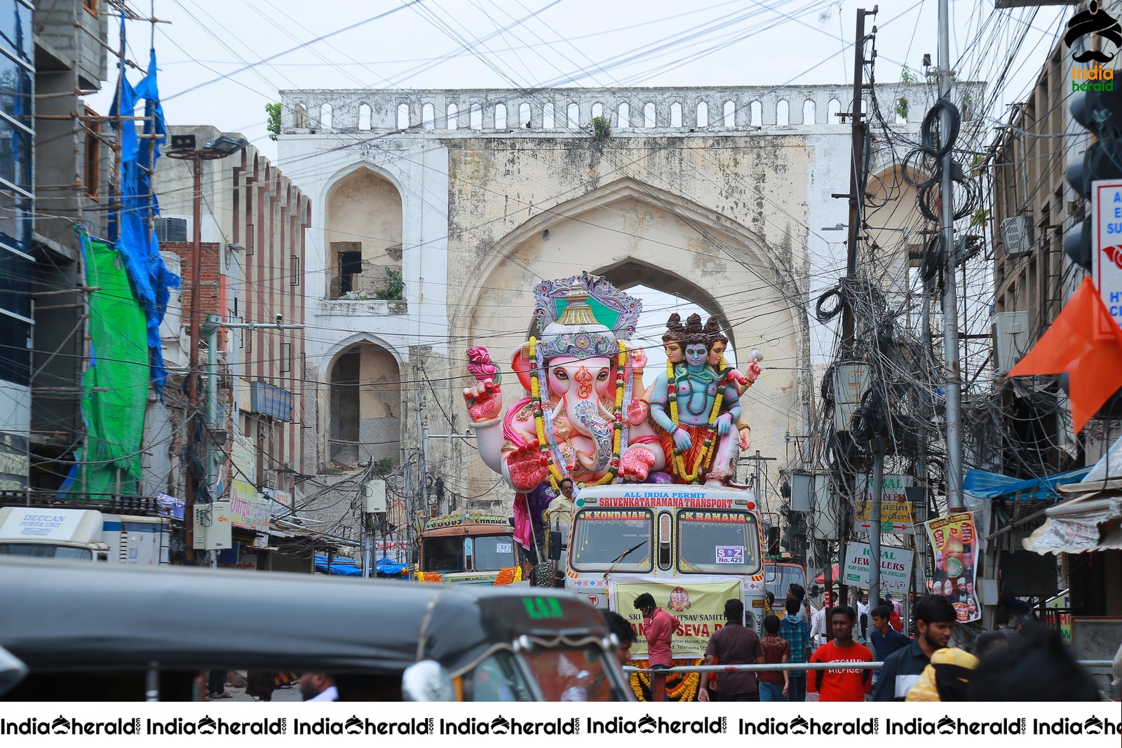 Lord Ganesha Immersion At Hyderabad Set 1