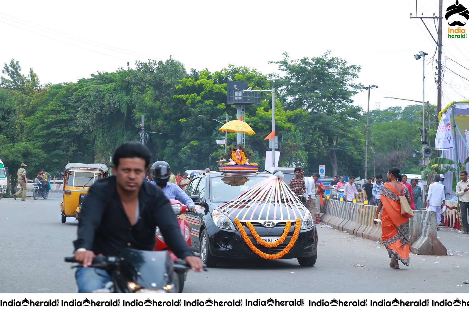 Lord Ganesha Immersion At Hyderabad Set 1