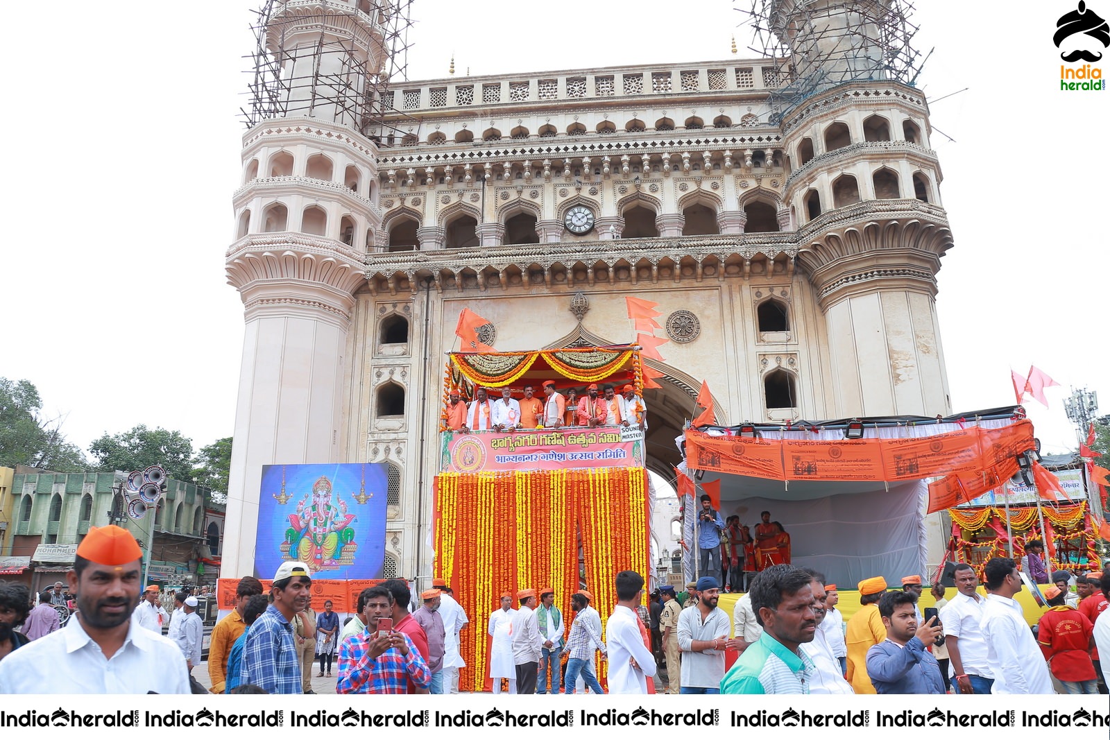 Lord Ganesha Immersion At Hyderabad Set 1