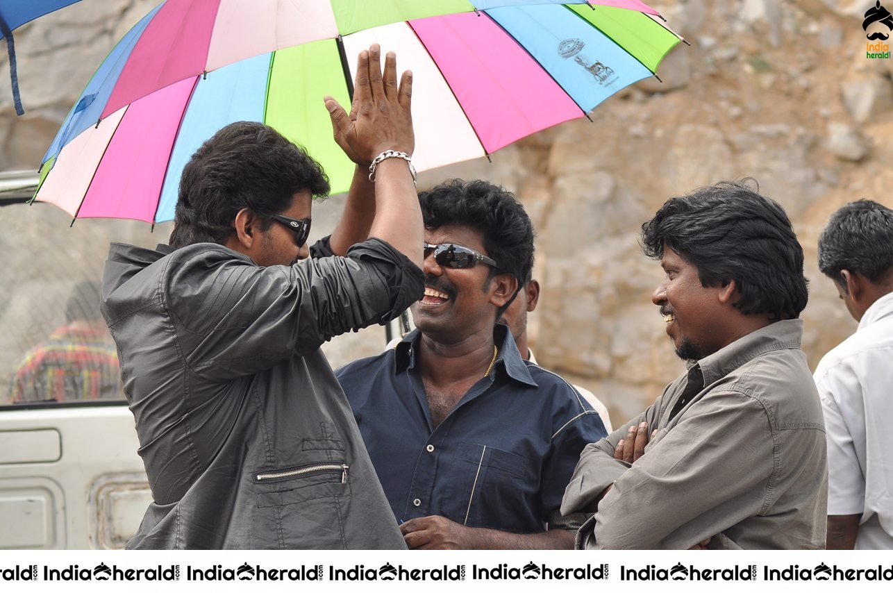 Rare and Unseen Photos of Actor Vijay 50th movie SURAA Set 2