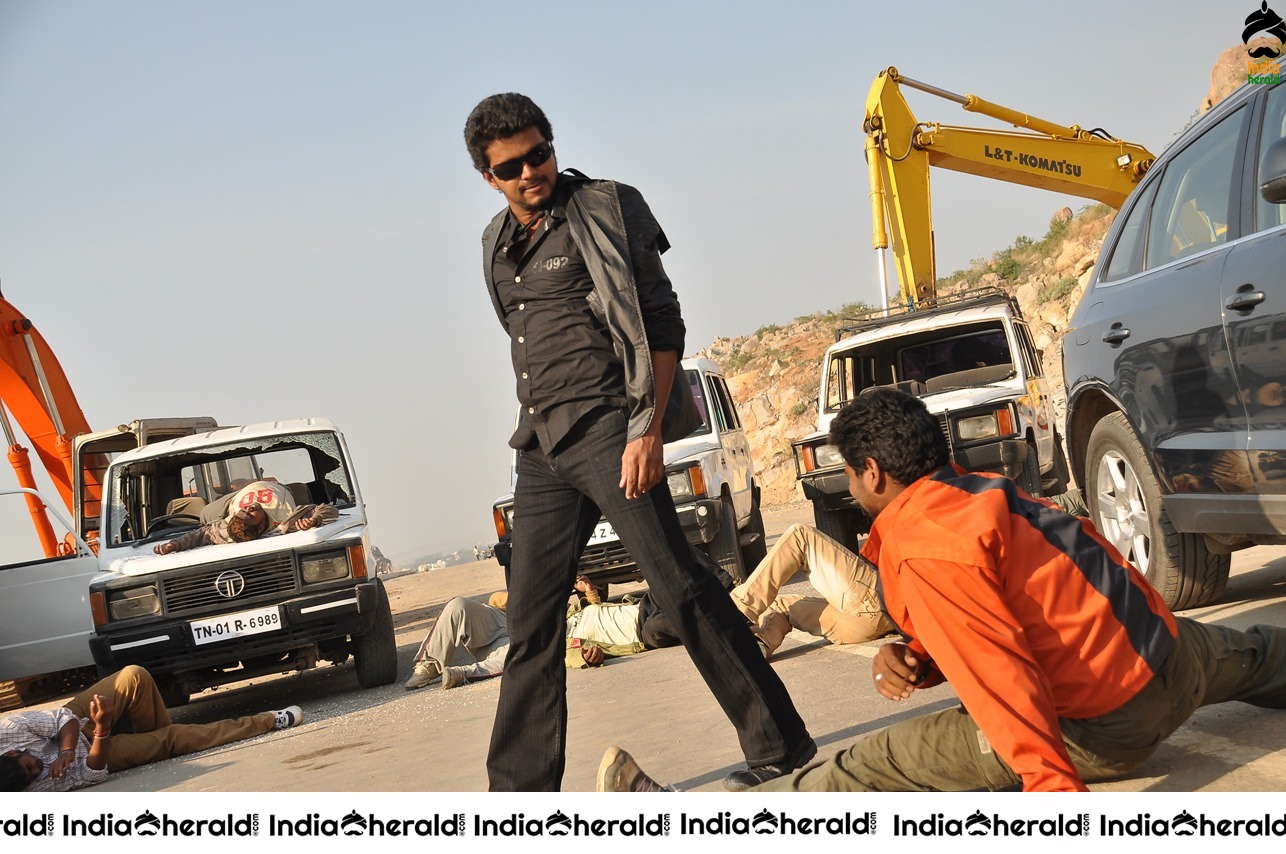 Rare and Unseen Photos of Actor Vijay 50th movie SURAA Set 4