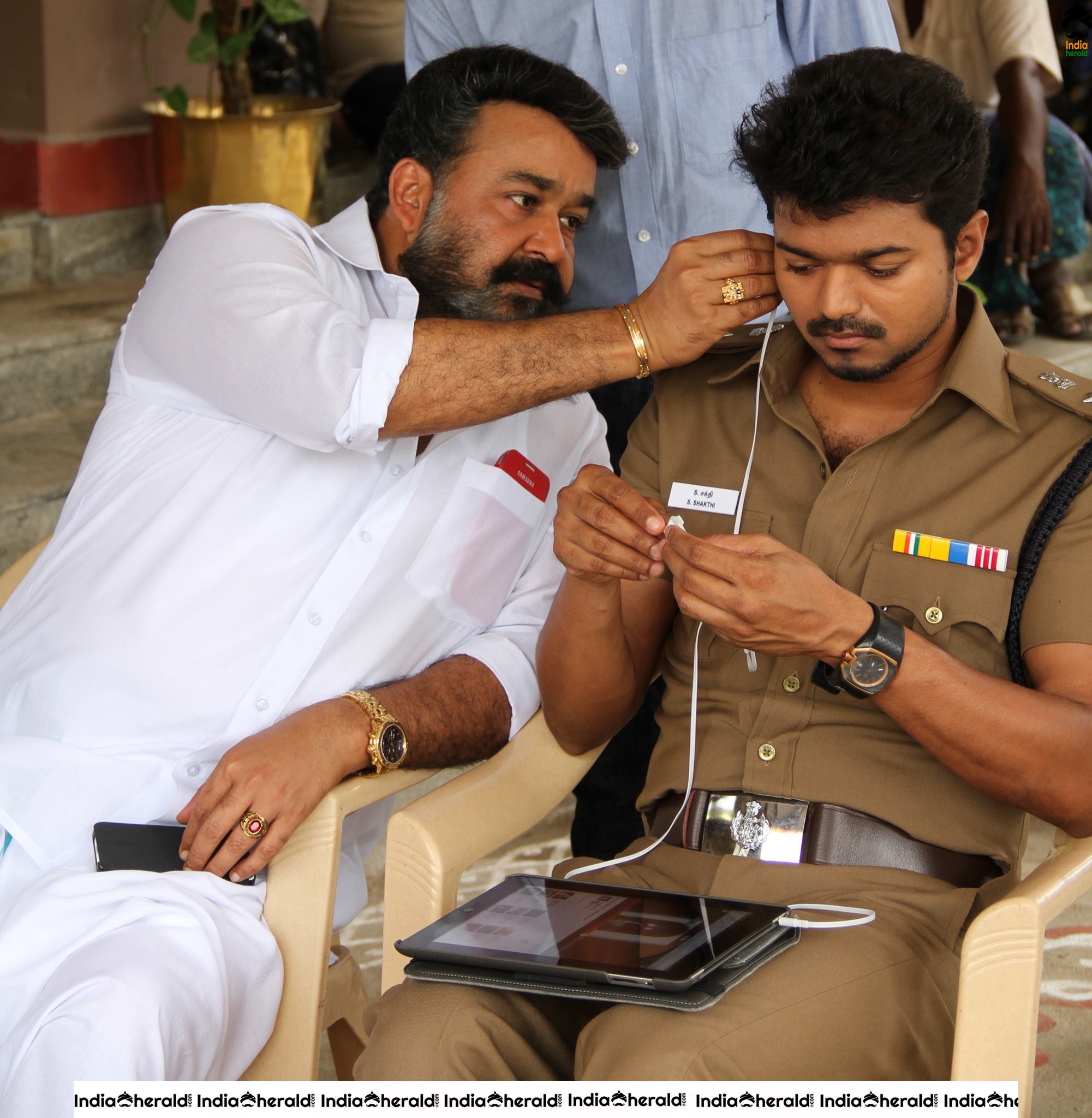 Rare and Unseen Photos of Vijay and Kajal Aggarwal from Jilla movie Set 2