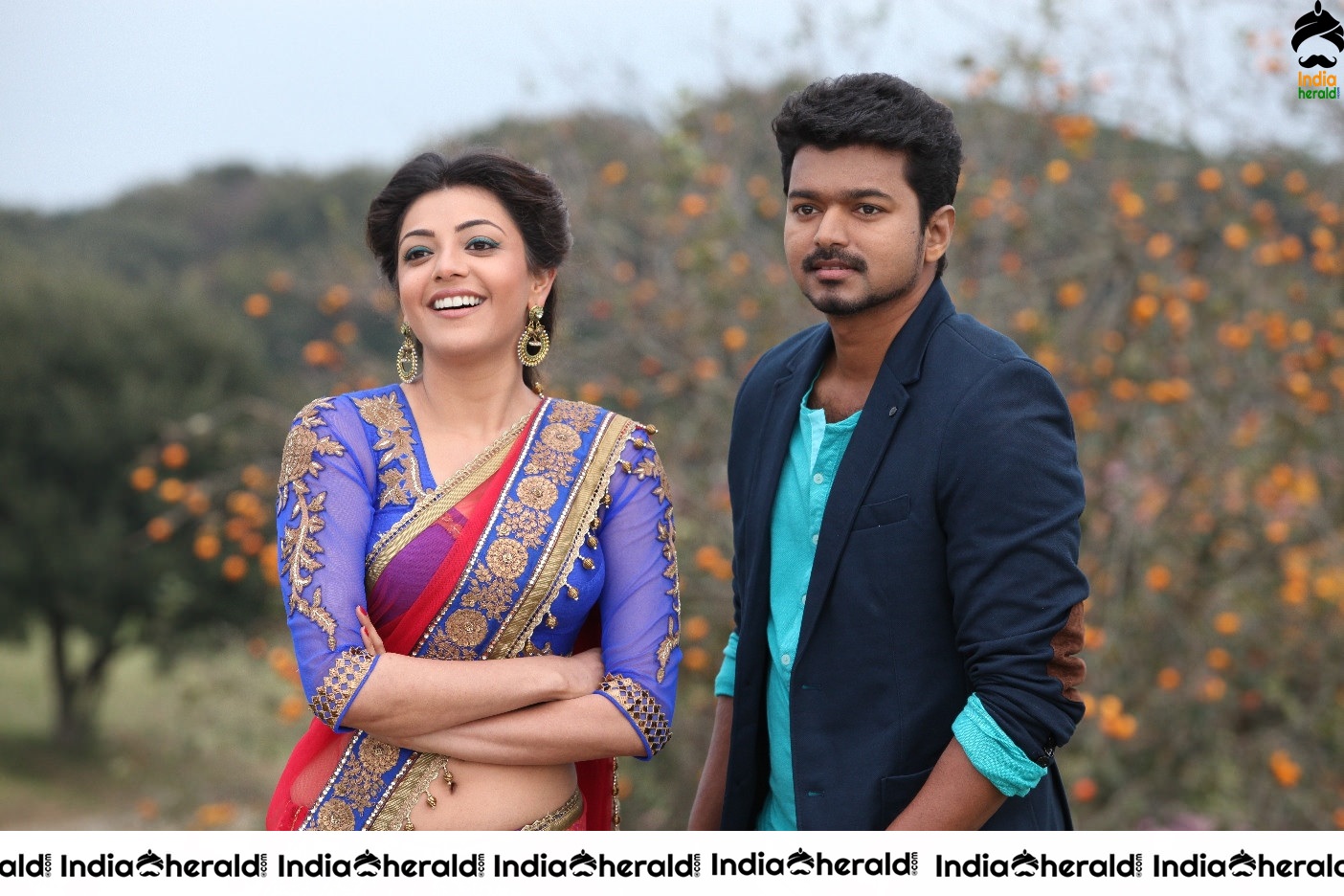 Rare and Unseen Photos of Vijay and Kajal Aggarwal from Jilla movie Set 2