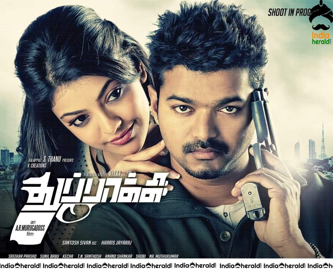 Rare and Unseen Photos of Vijay and Kajal from Thuppakki Movie Set 2