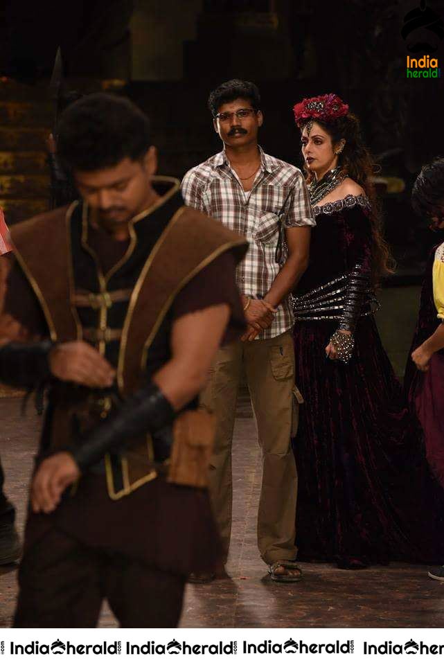 Rare and Unseen Shooting Spot Stills of Puli Movie Set 3