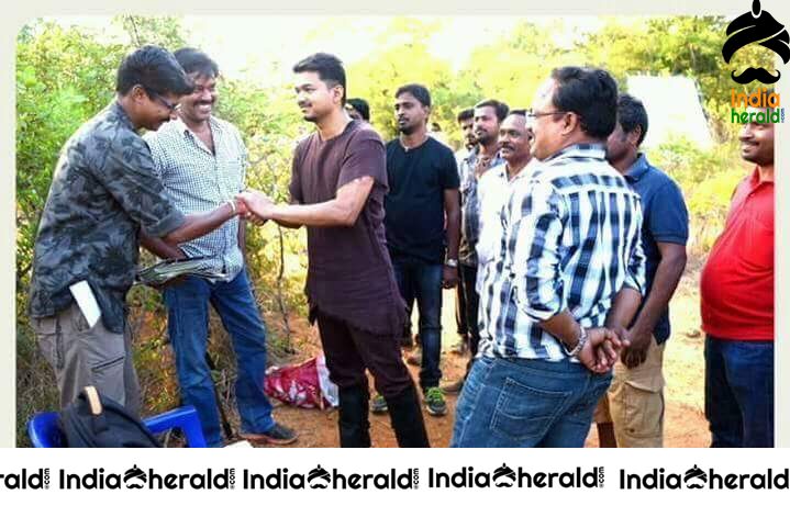 Rare and Unseen Shooting Spot Stills of Puli Movie Set 3