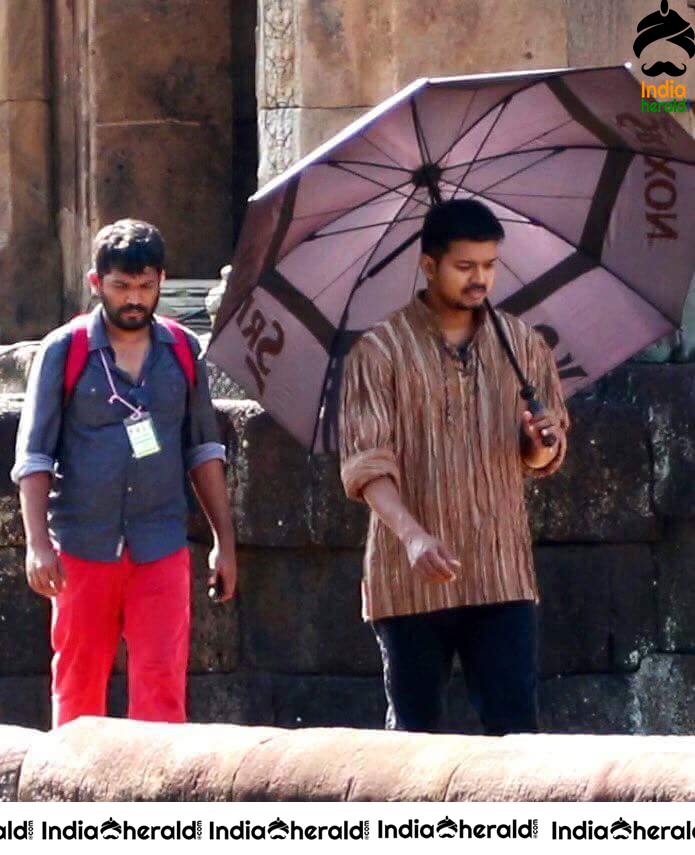 Rare and Unseen Shooting Spot Stills of Puli Movie Set 3