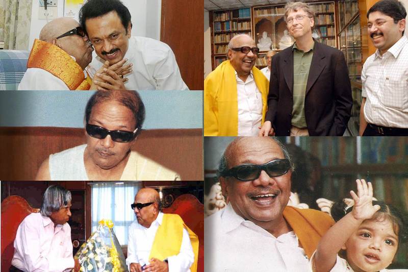 Late Tamil Nadu CM Karunanidhi Rare Photos Collection