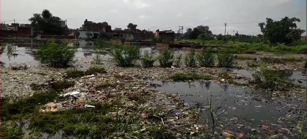 Water Logging In Several Parts Of Moradabad After Heavy Rainfall In City