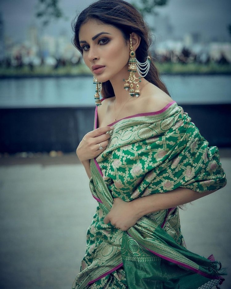 Mouni Roy Latest Photos In Saree