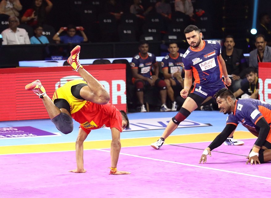 Pro Kabaddi 2019 Gujarat Fortune Giants Vs Bengal Warriors