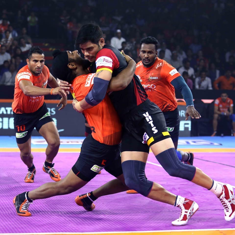 Pro Kabaddi 2019 Mumbai Vs Bangalore