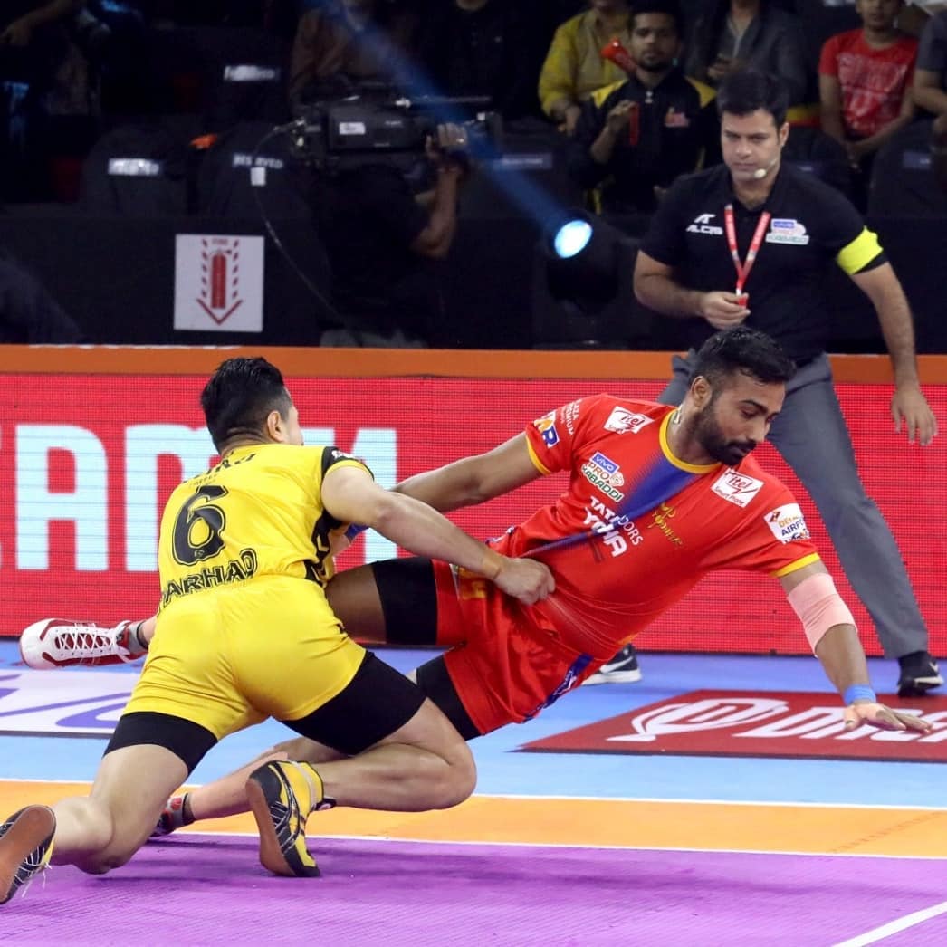 Pro Kabaddi 2019 Telugu Titans Vs UP Yoddha