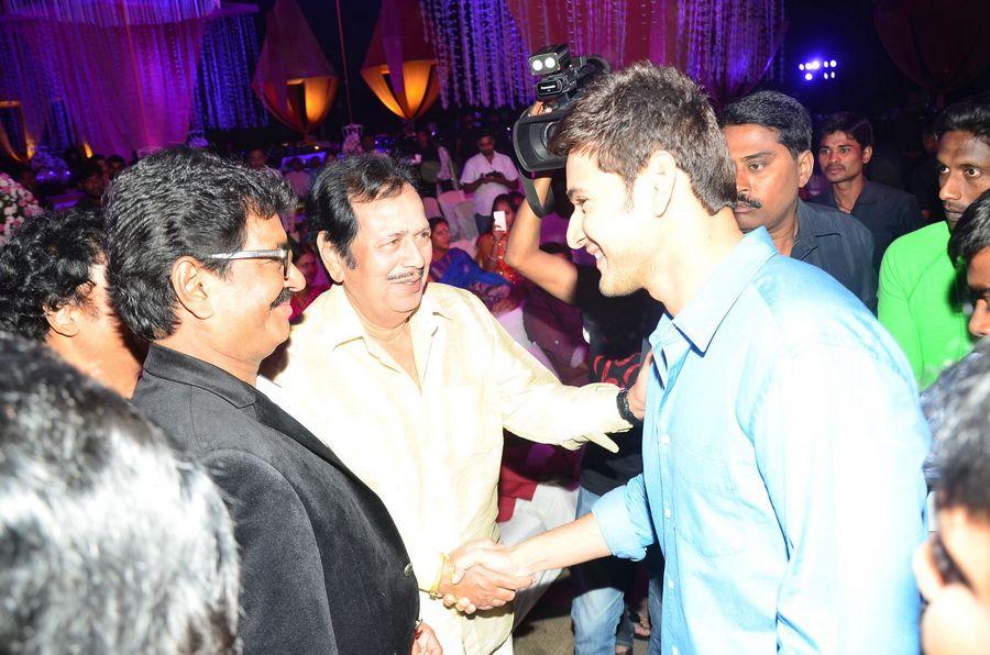 Mahesh Babu at Talasani Srinivas Yadav Daughter Wedding Reception Stills