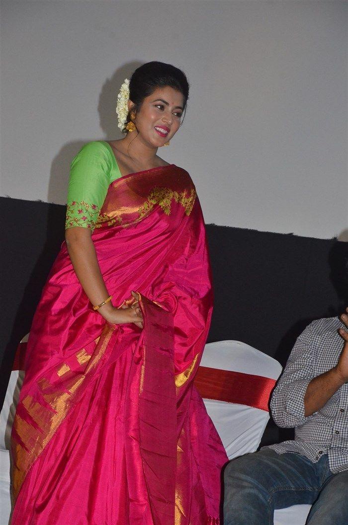 Actress Poorna Latest Stills in Saree