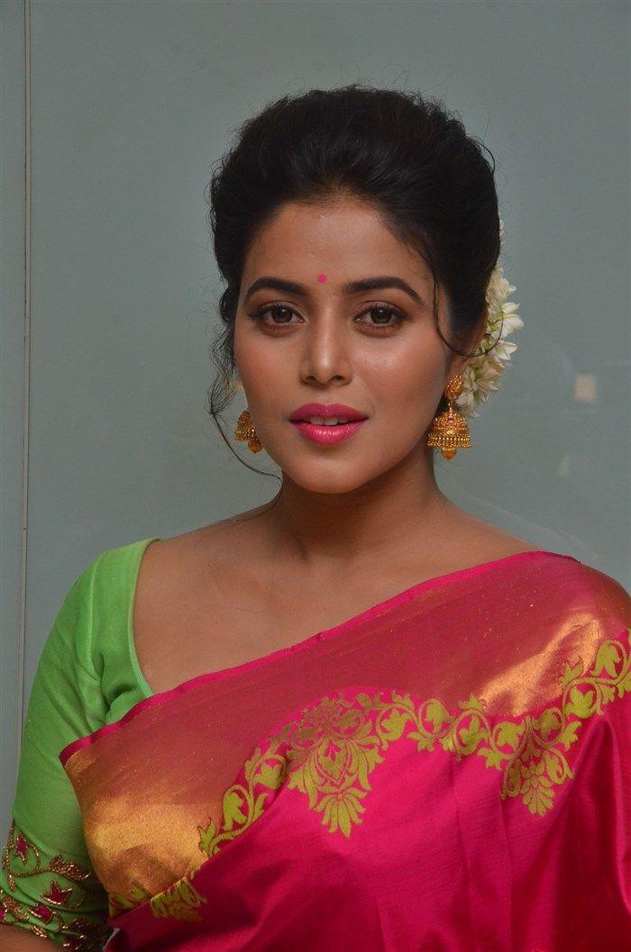 Actress Poorna Latest Stills in Saree