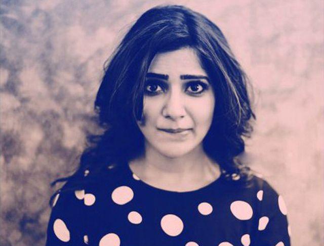 Actress Samantha Cute Latest Photoshoot in Black dress