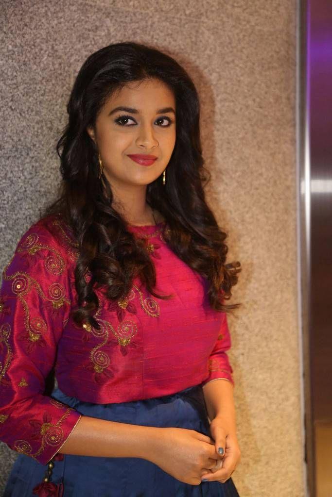 Keerthy Suresh Stills At Remo Movie Success Meet