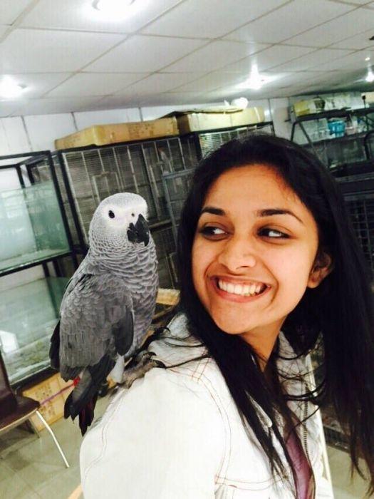 Keerthy Suresh with family Rare & UNseened Photos