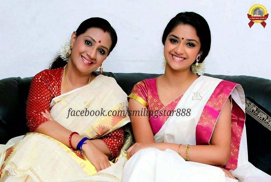 Keerthy Suresh with family Rare & UNseened Photos