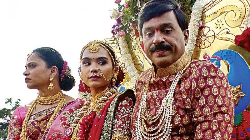 Gali Janardhan Reddy's daughter Brahmani's wedding Photos