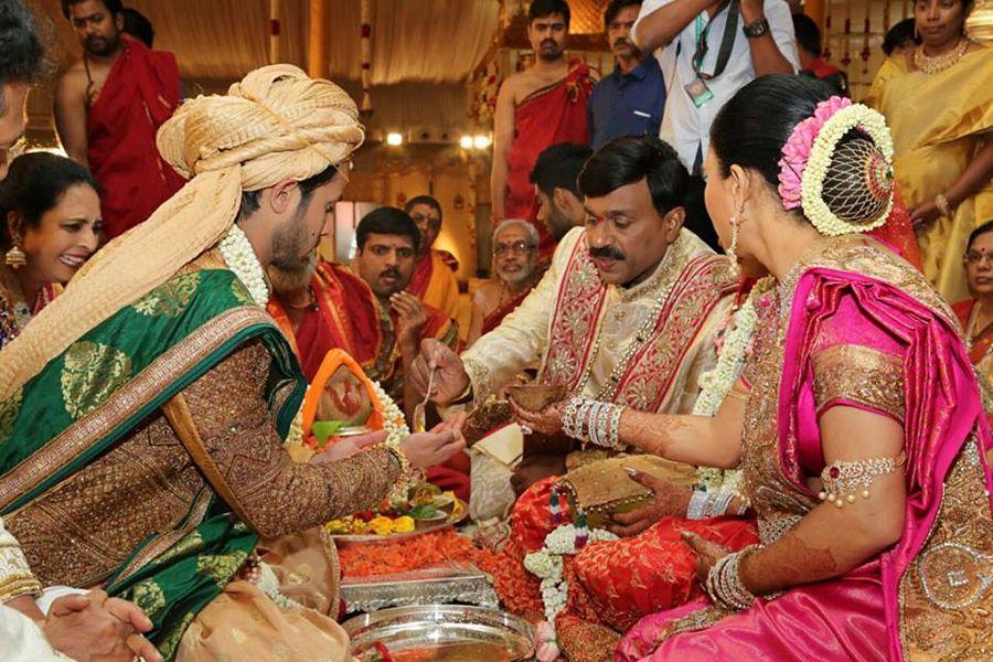 Gali Janardhan Reddy's daughter Brahmani's wedding Photos