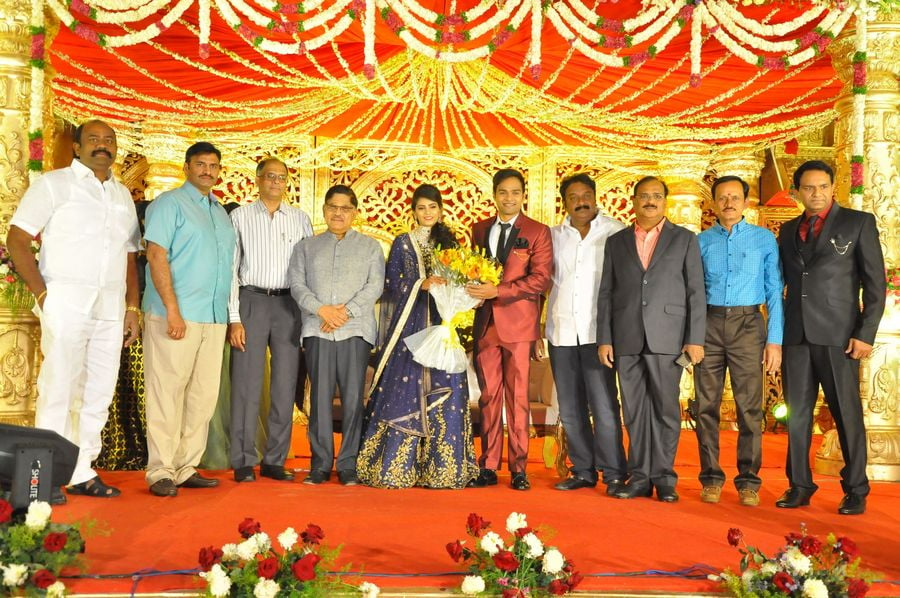 Producer Krishna Reddy Son Wedding Reception Photos