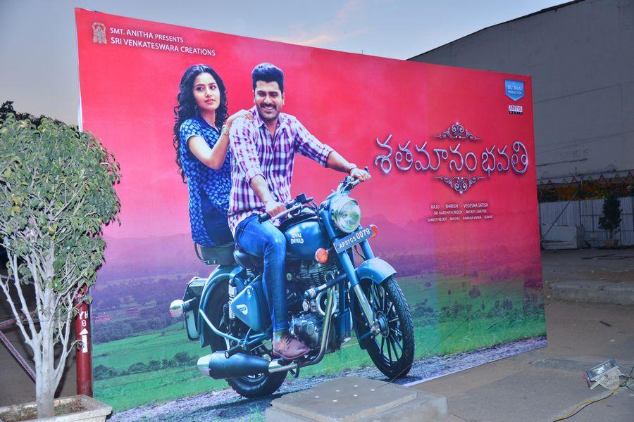 Satamanam Bhavati Movie Audio Hoarding Photos