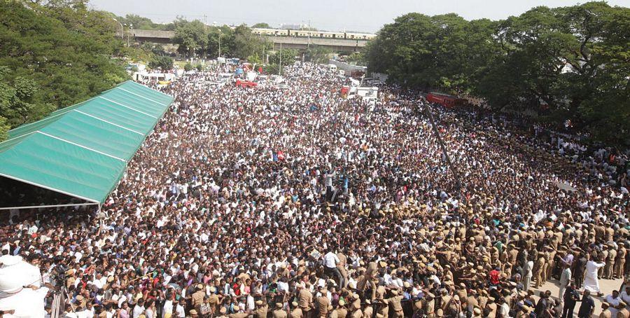 CM Jayalalithaa Final Journey Photos