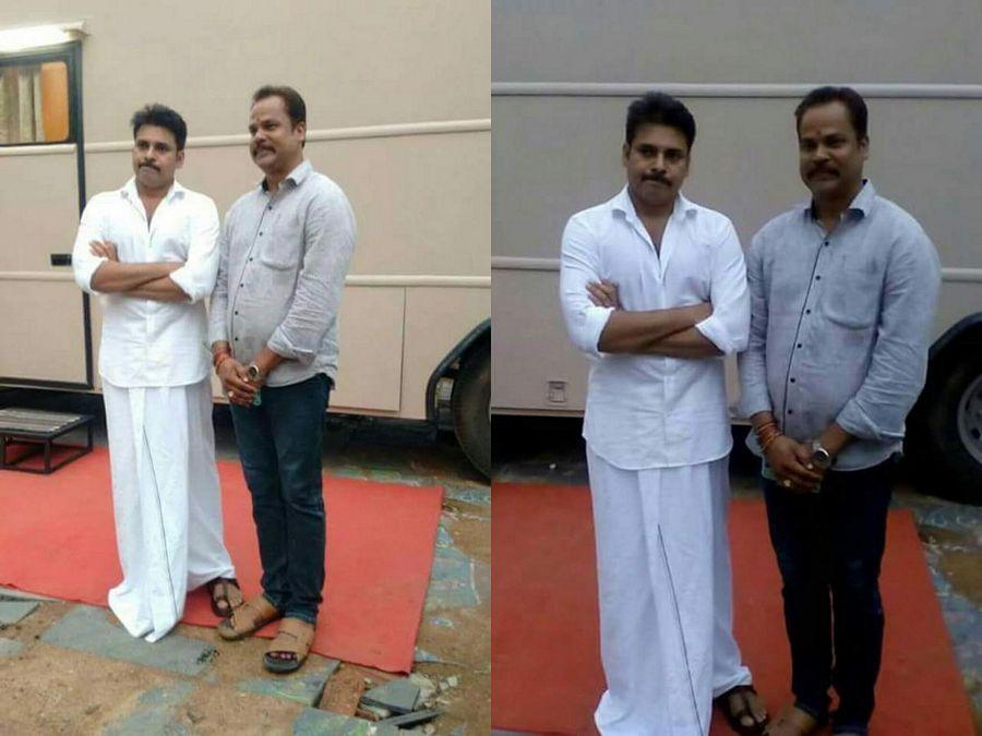 Exclusive Photos Leaked from the sets of Katamarayudu Movie