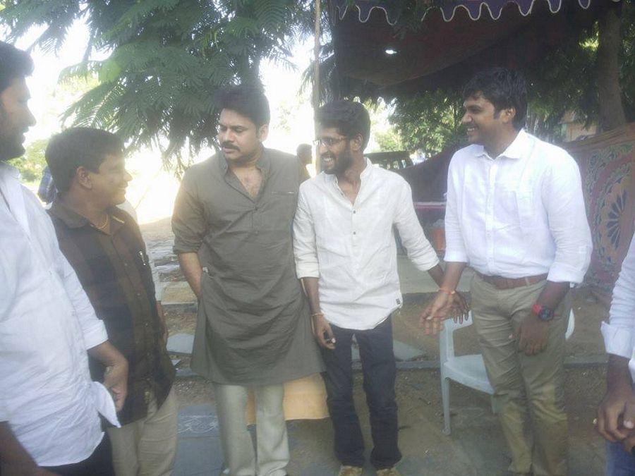 Exclusive Photos Leaked from the sets of Katamarayudu Movie