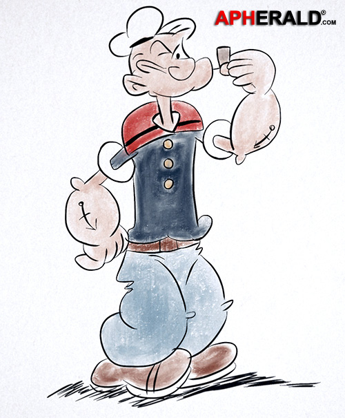 Popeye Drawing