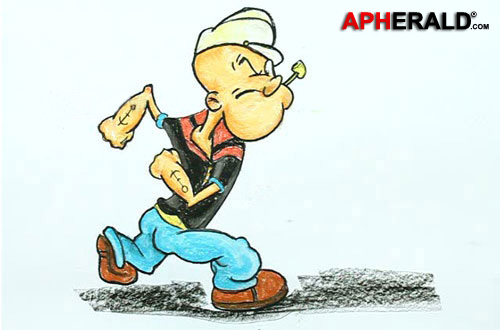 Popeye Drawing