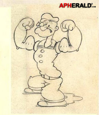 Popeye Drawing