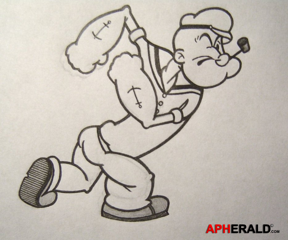 Popeye Drawing