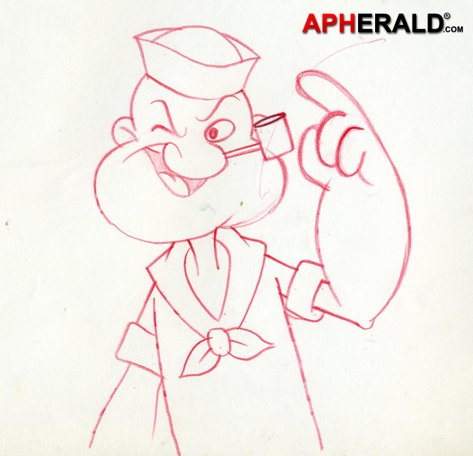 Popeye Drawing