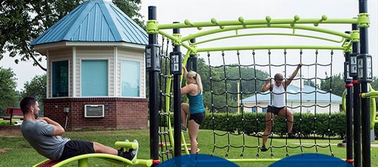 Adult playgrounds encourage an increased degree of physical activity