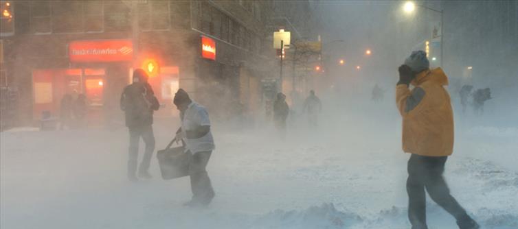 How much difference is there between a snowstorm and a normal storm?