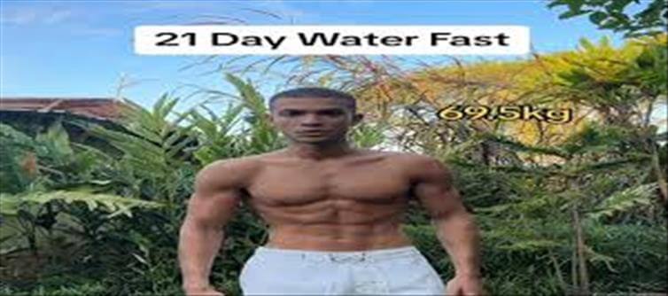 Is it safe to "Water Fast"? 13 kg Lost by Man in Just 21 Days!