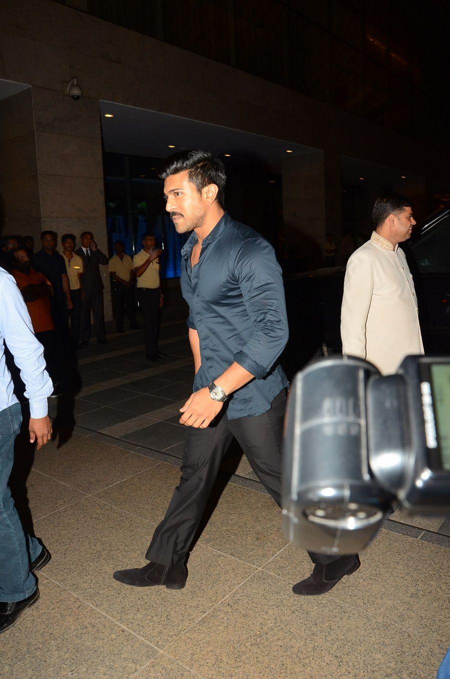 Ram Charan at Chiranjeevi Birthday Celebrations Photos