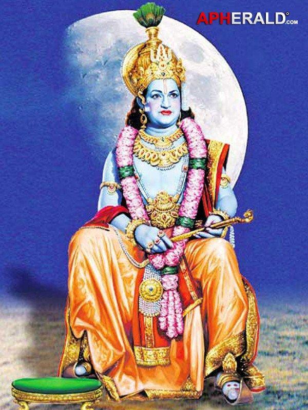 Sr Ntr's Lord Krishna Viswa Roopam Photos