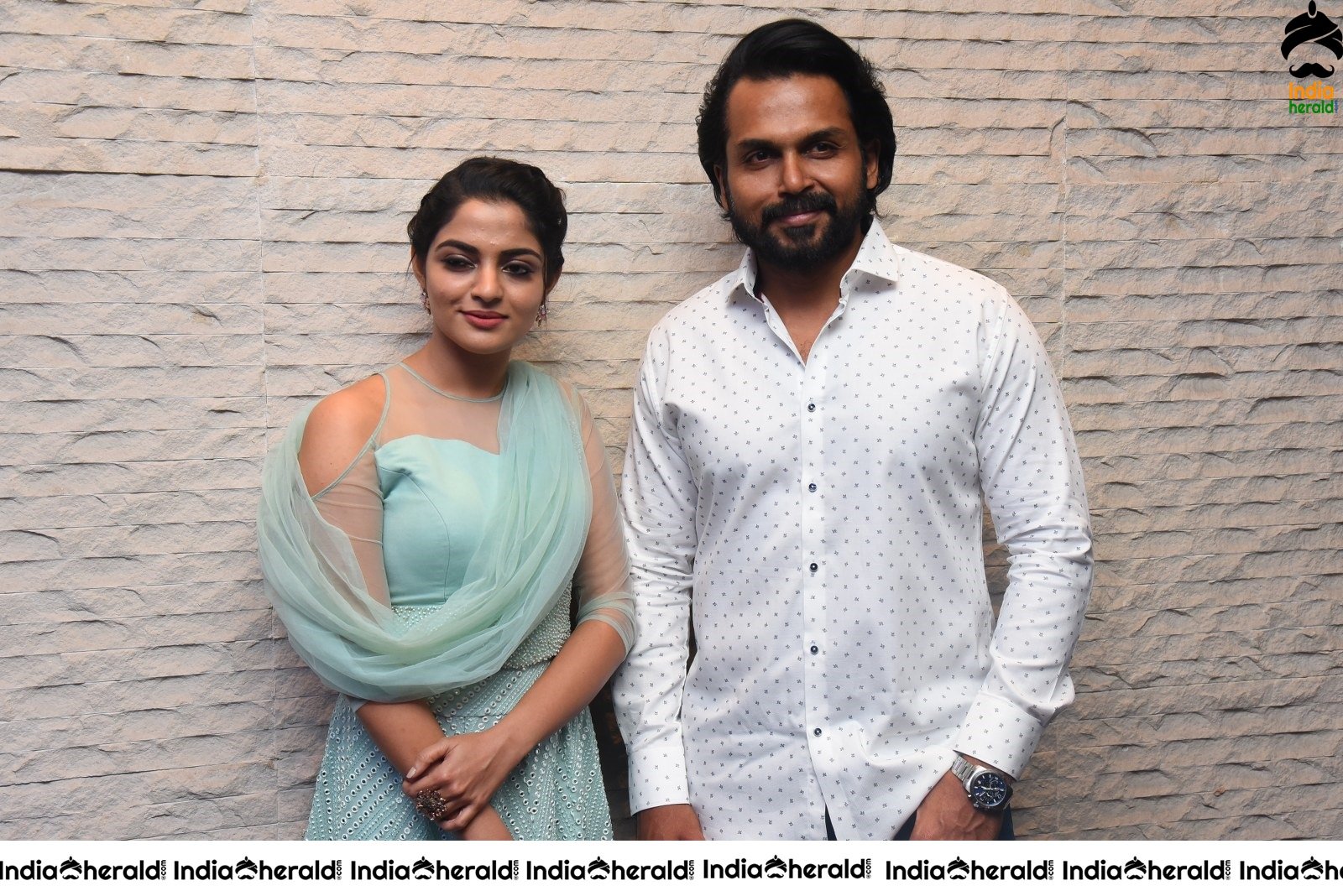 Actor Karthi Latest Photos with Nikhila Vimal Set 2