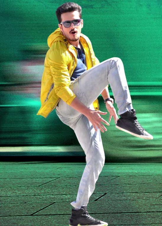 Akhil Stylish Stills in Akhil Movie