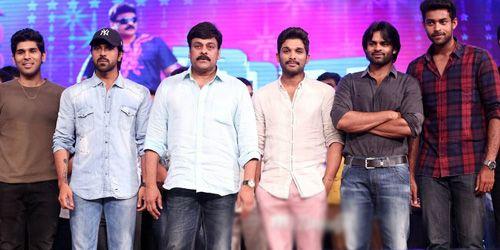 Allu Arjun at Chiranjeevi 60th Birthday Celebrations